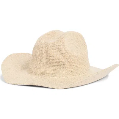 Nordstrom Rack Knit Cowboy Hat In Natural