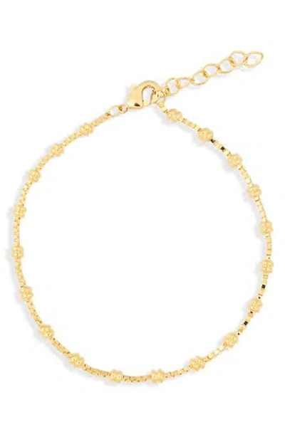Nordstrom Rack Knot Station Chain Bracelet In Gold