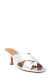 Nordstrom Rack Lauren Slide Sandal In Silver Metallic
