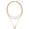 Nordstrom Rack Layered Chain Necklace In Gold