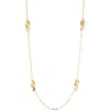 Nordstrom Rack Leaf Station Necklace In Gold