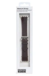 Nordstrom Rack Leather Apple Watch® Watchband In Purple