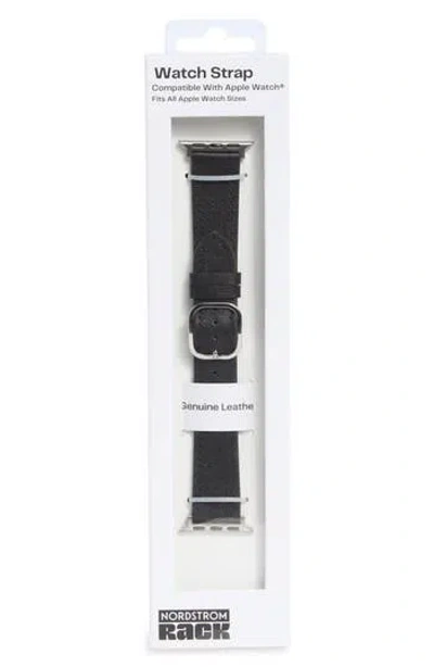 Nordstrom Rack Leather Apple Watch® Watchband In Multi