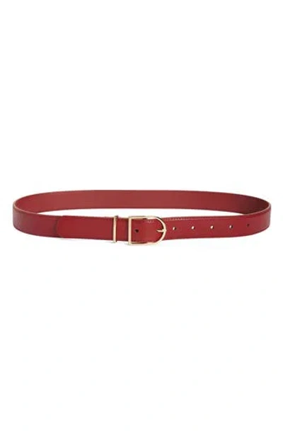 Nordstrom Rack Leather Belt In Brown