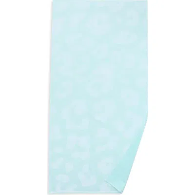Nordstrom Rack Leopard Spot Beach Towel In Blue Glacier Multi