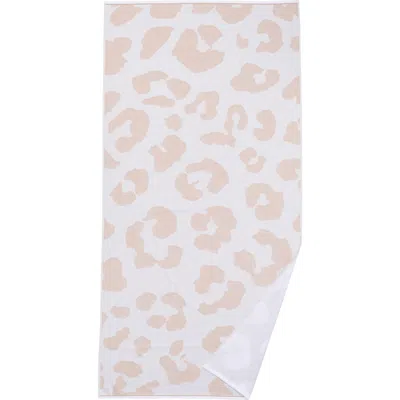 Nordstrom Rack Leopard Spot Beach Towel In White