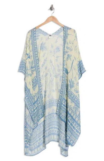 Nordstrom Rack Lightweight Print Ruana In Pattern