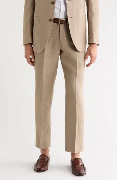 Nordstrom Rack Linen Suit Separates Dress Pants In Neutral