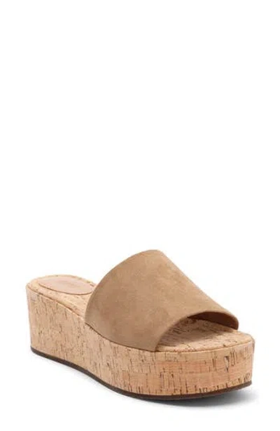 Nordstrom Rack Lizzie Platform Wedge Sandal In Brown