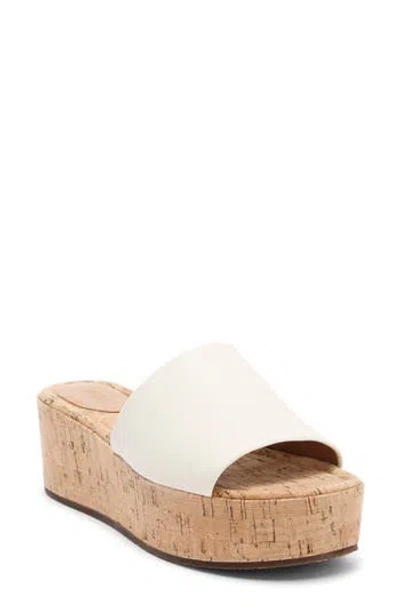 Nordstrom Rack Lizzie Platform Wedge Sandal In White