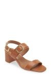 Nordstrom Rack Locklyn Heel Sandal In Tan Toffee