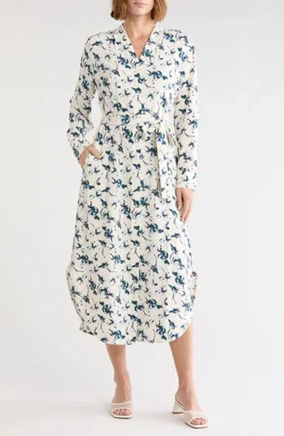 Nordstrom Rack Long Sleeve Shirtdress In White