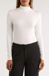 Nordstrom Rack Long Sleeve Turtleneck Top In White