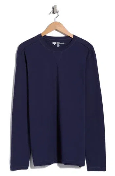 Nordstrom Rack Lounge Long Sleeve T-shirt In Navy Peacoat