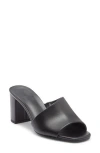 Nordstrom Rack Luella Block Heel Slide Sandal In Black