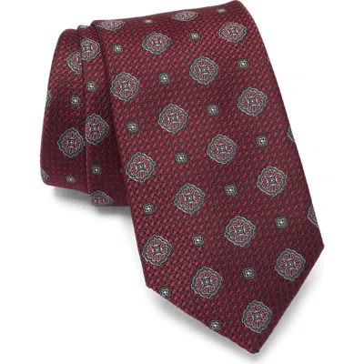 Nordstrom Rack Lurisa Medallion Tie In Burgundy