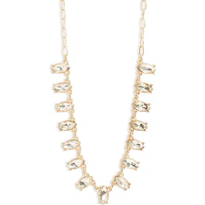 Nordstrom Rack Marquise Frontal Collar Necklace In Gold