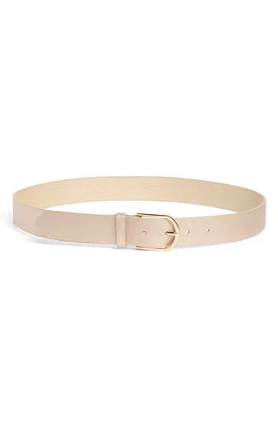 Nordstrom Rack Mckenna Faux Leather Belt In Gold