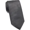 Nordstrom Rack Mercer Grid Cotton Tie In Black