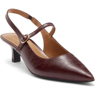 Nordstrom Rack Miranda Slingback Pump In Burgundy