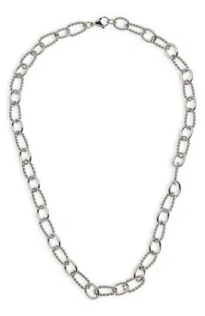 Nordstrom Rack Mixed Chain Necklace In Metallic
