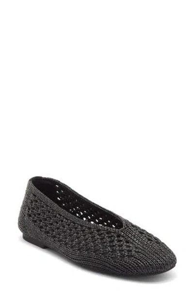 Nordstrom Rack Monroe Weave Flat In Black