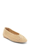 Nordstrom Rack Monroe Weave Flat In Yellow