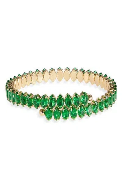 Nordstrom Rack Navette Coil Bracelet In Green
