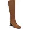 Nordstrom Rack Newbury Block Heel Boot In Brown