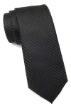 Nordstrom Rack Newel Solid Textured Stripe Tie In Black