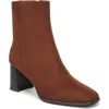 Nordstrom Rack Normandy Block Heel Bootie In Brown