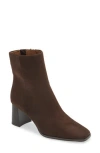Nordstrom Rack Normandy Square Toe Boot In Brown Chocolate