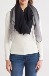 Nordstrom Rack Ombré Pleated Wrap Scarf In Gray