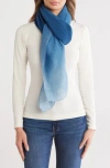 Nordstrom Rack Ombré Pleated Wrap Scarf In Blue