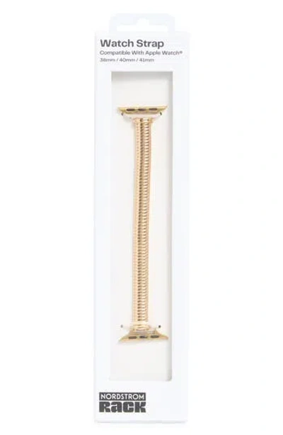 Nordstrom Rack Omega Apple Watch® Watchband In Gold