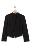 Nordstrom Rack Open Front Stretch Crepe Blazer In Black