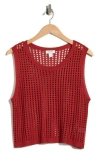 Nordstrom Rack Open Knit Tank In Multi