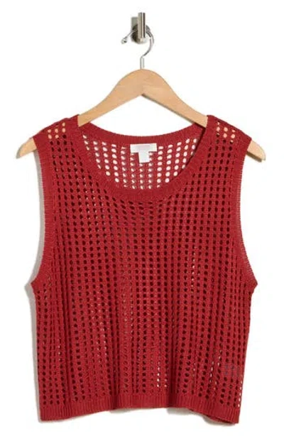 Nordstrom Rack Open Knit Tank In Multi