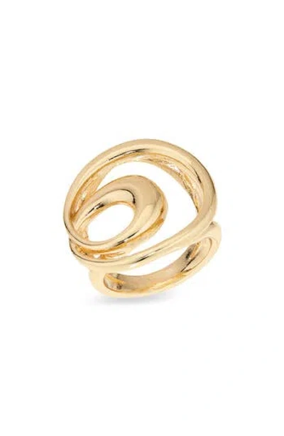 Nordstrom Rack Open Work Statement Ring In Gold