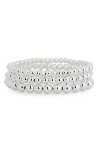 Nordstrom Rack Orb Bead 3-pack Stretch Bracelets
