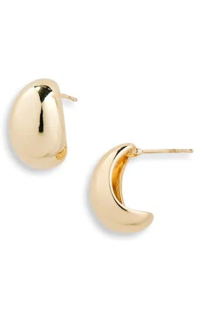 Nordstrom Rack Oval Hoop Earrings In Gold