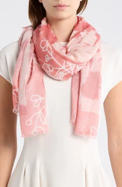 Nordstrom Rack Oversize Pareo Scarf In Pink