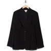 Nordstrom Rack Oversize Solid Notch Lapel Blazer In Black