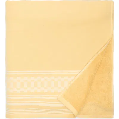 Nordstrom Rack Oversize Turkish Cotton Terry Beach Towel In Yellow