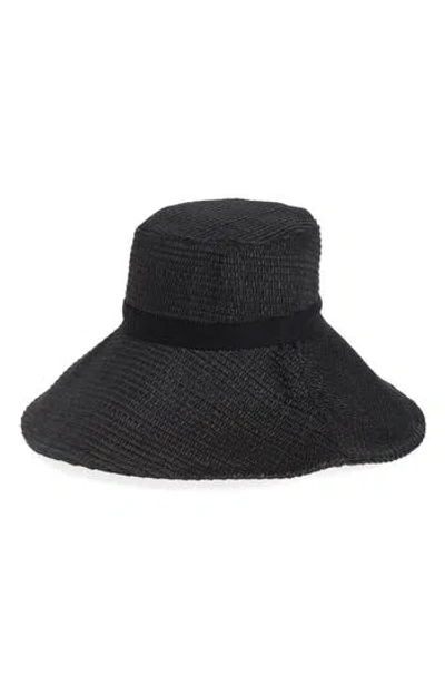 Nordstrom Rack Packable Wide Brim Floppy Sun Hat In Black