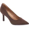 Nordstrom Rack Paige Faux Leather Pump In Brown Chocolate