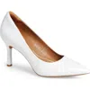 Nordstrom Rack Paige Faux Leather Pump In White Snake