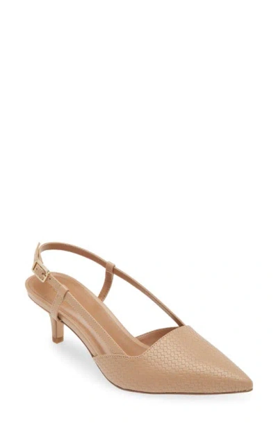 Nordstrom Rack Palmer Singback Pump In Tan Light