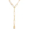 Nordstrom Rack Paperclip Y-drop Necklace
