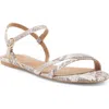 Nordstrom Rack Paros Sandal In Beige Taupe Snake